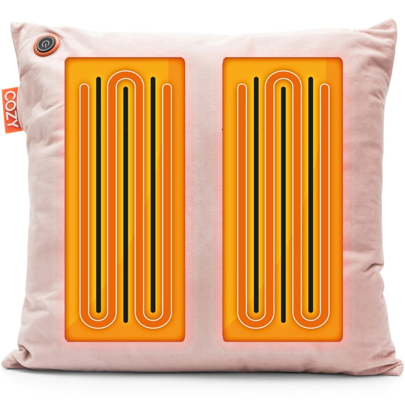 Load image into Gallery viewer, Cozy una velvet 45 x 45 cm draadloos warmtekussen (lichtroze, powerbank 5000 mah)
