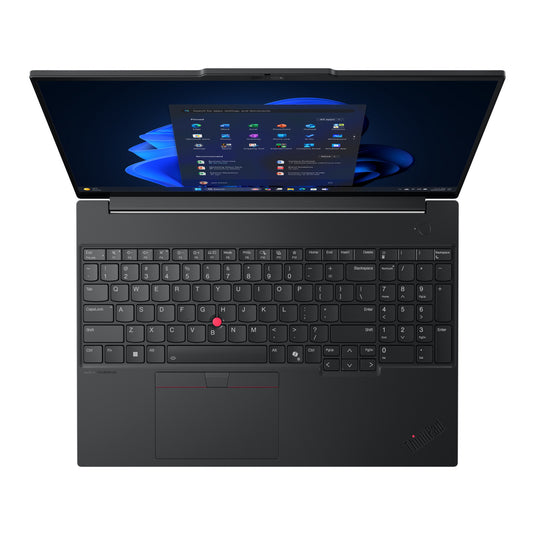 Lenovo thinkpad e16 gen 3 amd (21st005xmh) 16 laptop (zwart | ryzen 7 250 | radeon 780m | 32 gb | 1 tb ssd)