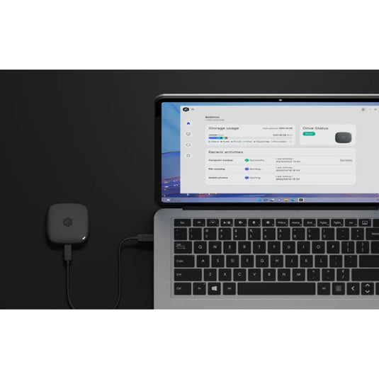 Synology beedrive 2 tb externe ssd (zwart, usb 3.2 gen 2 (type c))