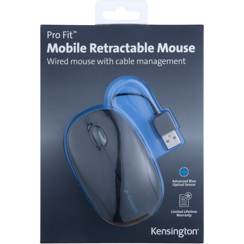 Load image into Gallery viewer, Kensington pro fit intrekbare mobiele muis (zwart, 1000dpi)

