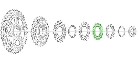 Shimano sprocket 12t for cs-m771-10 bl