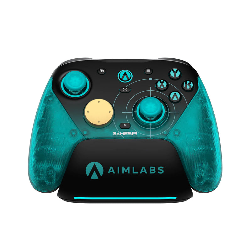 Load image into Gallery viewer, Gamesir g7 pro 8k pc - aimlabs edition gamepad (cyaan zwart)

