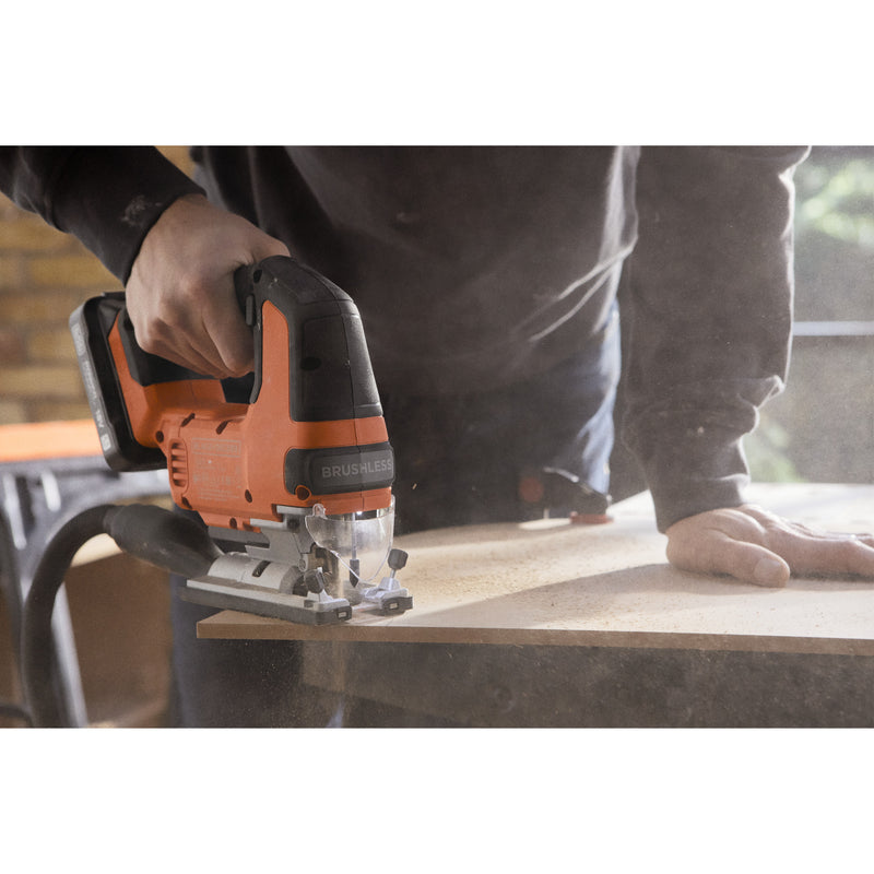 Load image into Gallery viewer, Black+decker blcjs78n-xj 18v decoupeerzaag (zwart oranje, accu en oplader niet inbegrepen)

