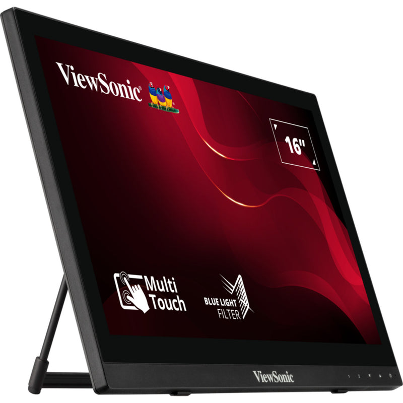 Load image into Gallery viewer, Viewsonic 10-point touchscreen monitor td1630-3 16 (zwart, 1x hdmi, vga, usb-b)
