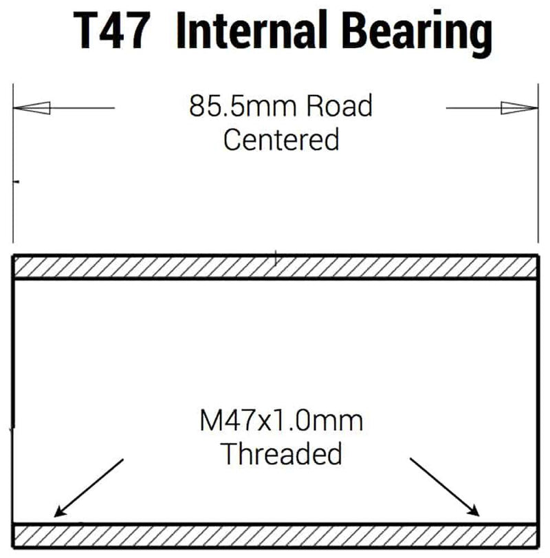 Load image into Gallery viewer, Praxis works t47 bottom bracket
