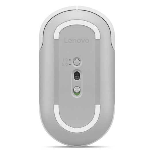 Lenovo 350 stille bluetooth-muis (lichtgrijs, 2400 dpi, bluetooth® 5.3)