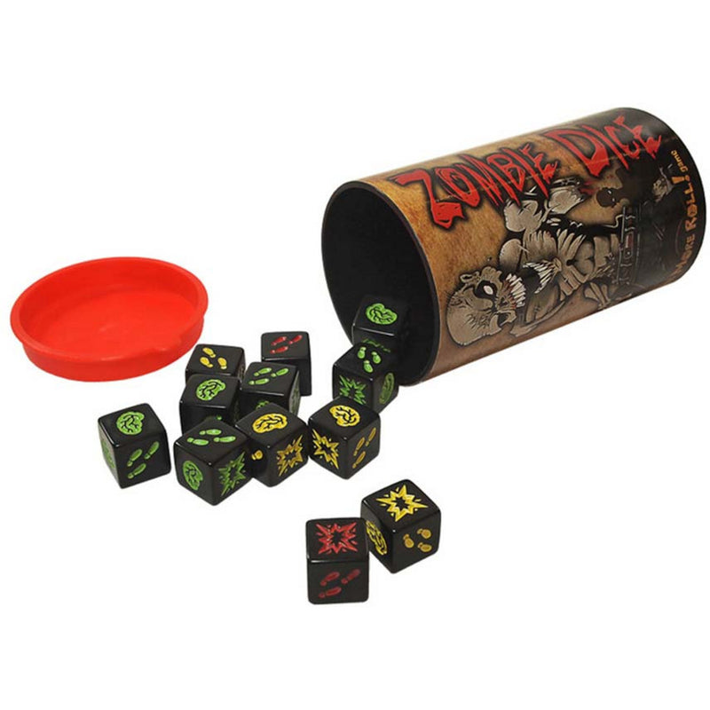 Load image into Gallery viewer, Zombie dice dobbelspel (engels, 2 - 8 spelers, 10 - 20 minuten, vanaf 10 jaar)
