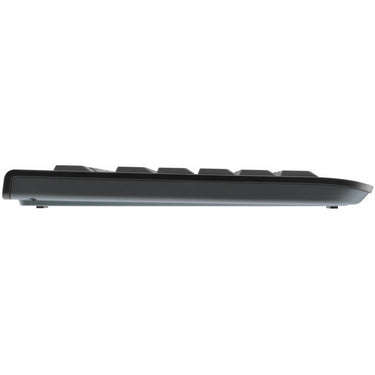 Cherry kw 3000 toetsenbord (zwart, eu lay-out (qwerty), rubberdome, 100%, 2,4ghz)