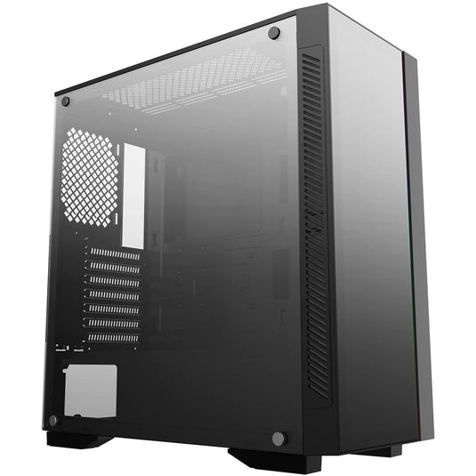 Deepcool matrexx 55 v3 add-rgb 3f midi tower behuizing (zwart | 3x usb-a | rgb | window)