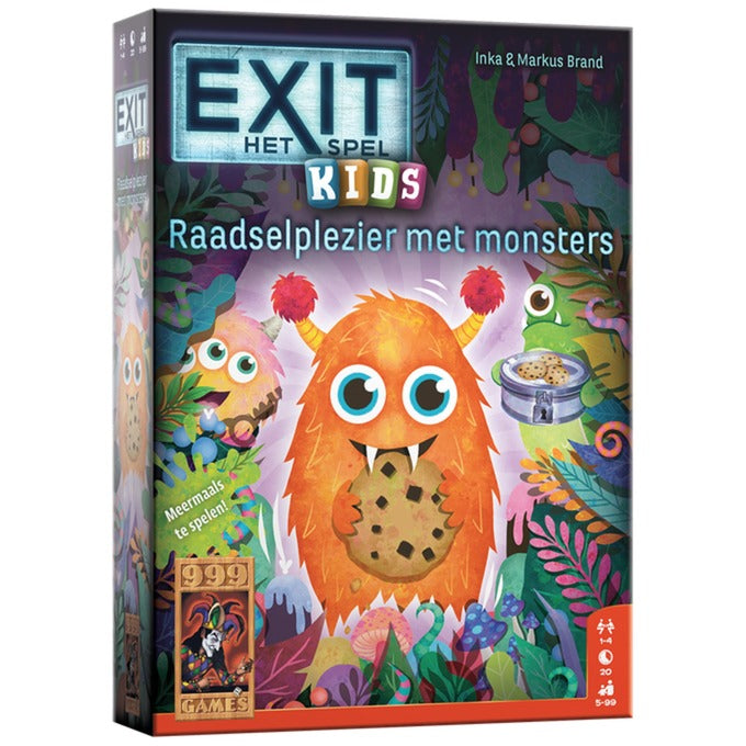 Load image into Gallery viewer, 999games 999 games exit - kids raadselplezier met monsters denkspel (nederlands, 1 - 4 spelers, 20 minuten, vanaf 5 jaar)
