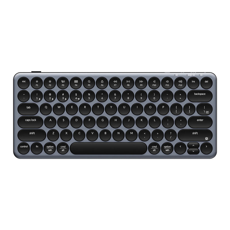 Load image into Gallery viewer, Keychron b3 pro-k1 toetsenbord (grijs, us lay-out (qwerty), scissor switches, 75%, abs keycaps, 2.4 ghz | bluetooth | usb)
