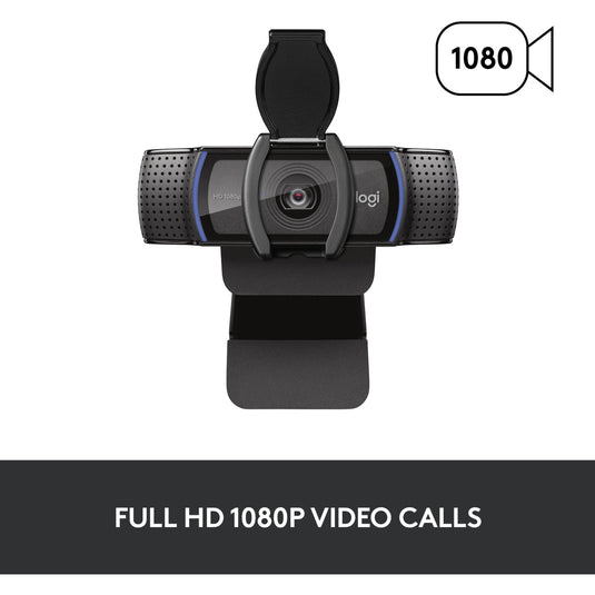 Logitech c920s pro hd webcam (zwart)