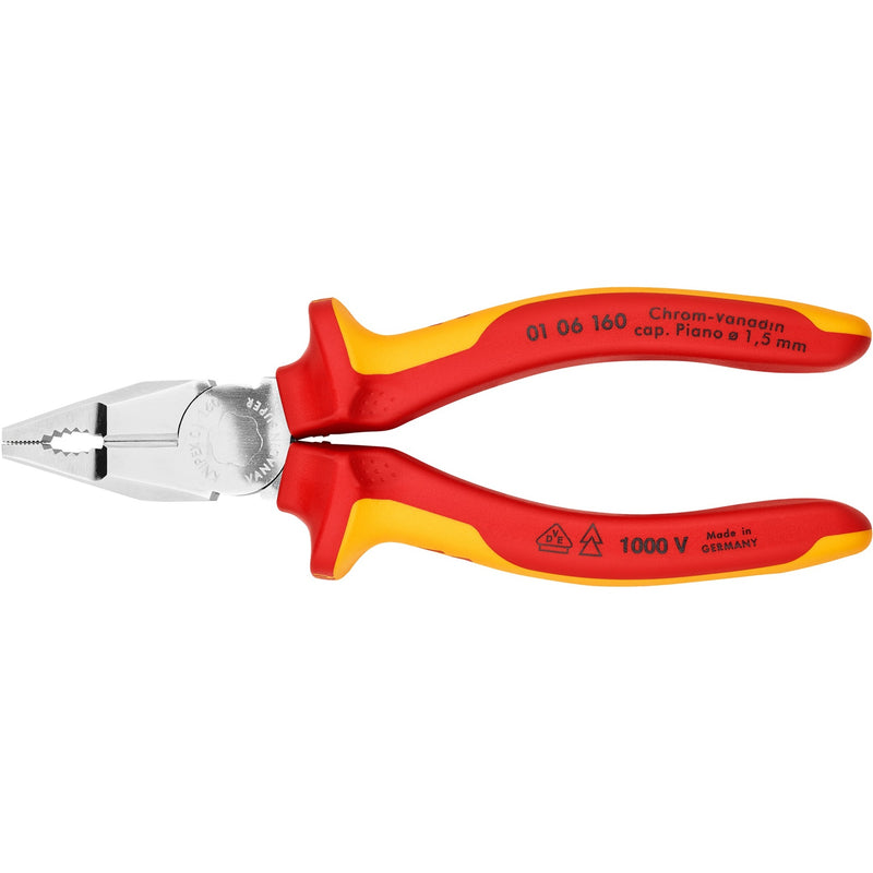 Load image into Gallery viewer, Knipex kombitang 01 06 160 combinatietang (rood geel)
