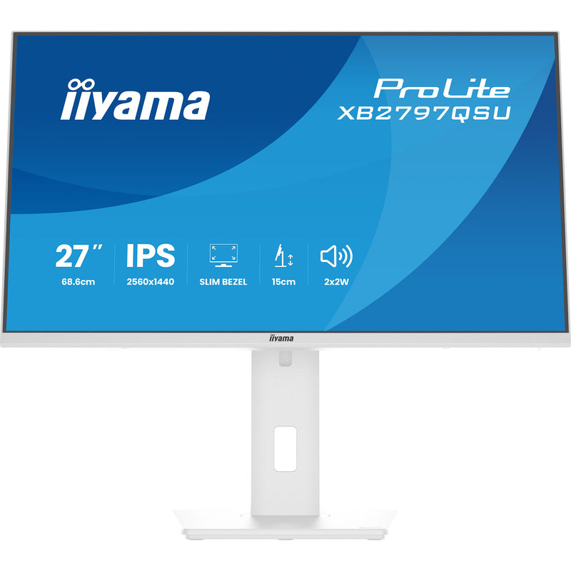 Load image into Gallery viewer, Iiyama prolite xb2797qsu-w1 27 monitor (wit (mat), hdmi, displayport, usb, audio)

