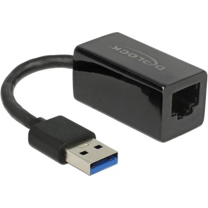 Load image into Gallery viewer, Delock usb-a 3.2 gen 1 naar rj-45 gigabit lan adapter (zwart, 10 100 1000 mbps)
