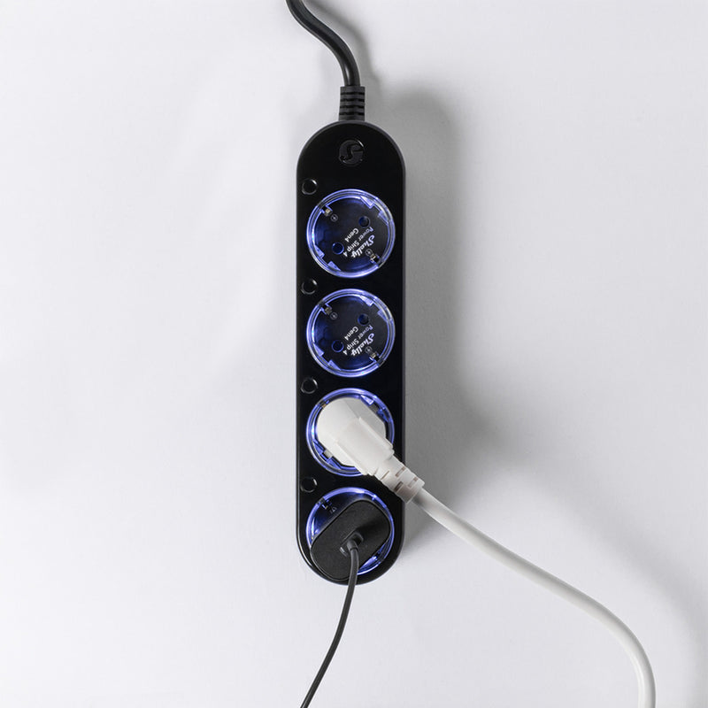 Load image into Gallery viewer, Shelly power strip gen4 stekkerdoos (zwart, wifi, bluetooth, zigbee)
