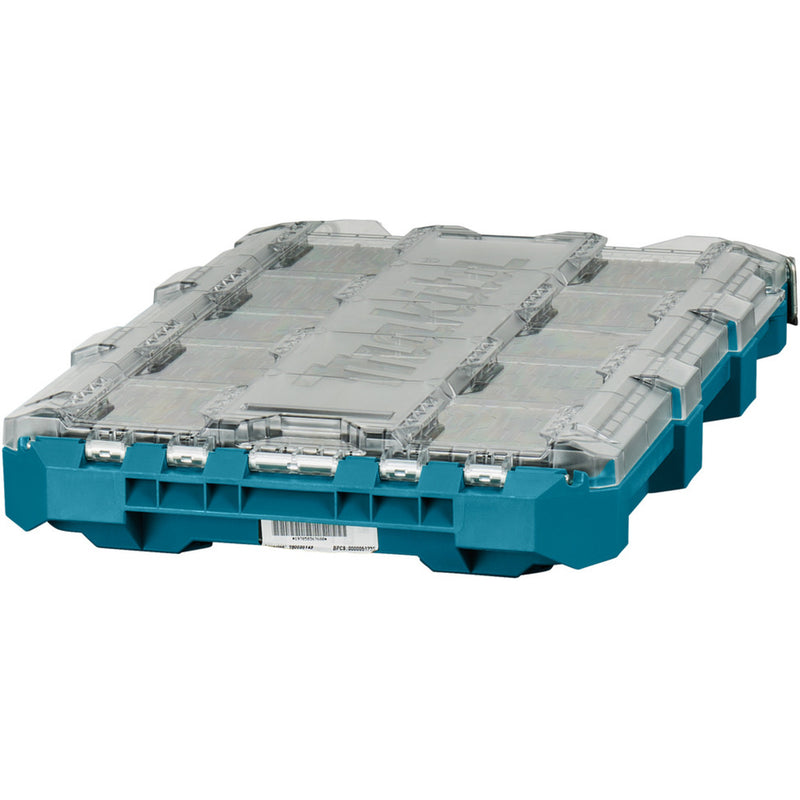 Load image into Gallery viewer, Makita maktrak organizer plat p-91051 gereedschapsbox (blauw zwart)
