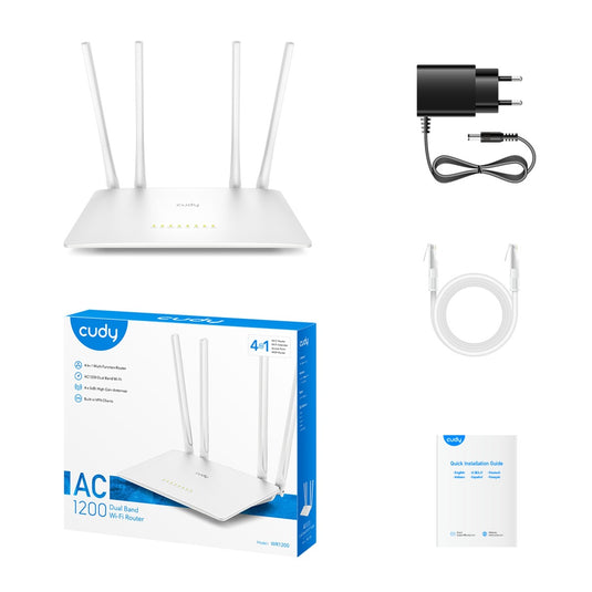 Cudy ac1200 wi-fi router (wit, app)
