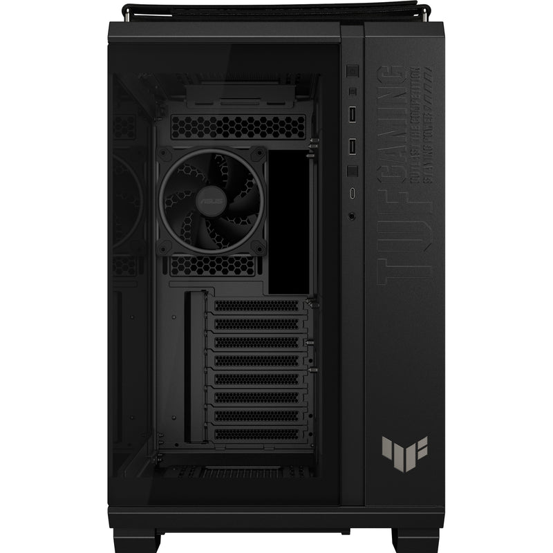 Load image into Gallery viewer, Asus tuf gaming gt502 horizon argb midi tower behuizing (zwart | 3x usb-a | 1x usb-c | tempered glass)
