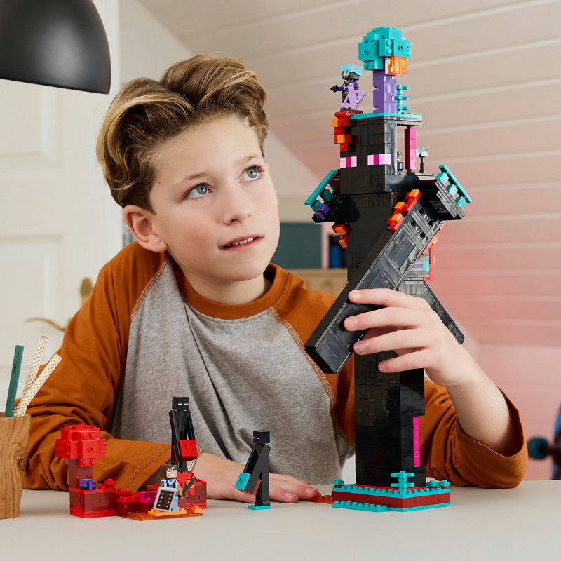 Load image into Gallery viewer, Lego minecraft 21279 de enderman toren
