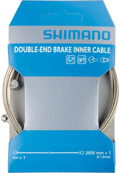 Load image into Gallery viewer, Shimano mtb road steel brake inner cable 1.6mm x 2050mm
