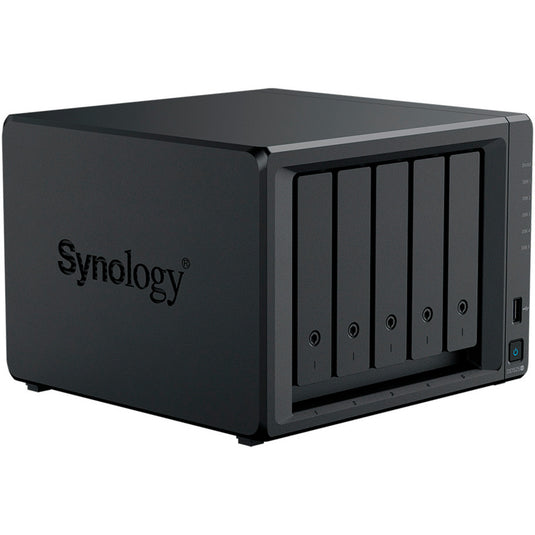 Synology diskstation ds1525+ nas (zwart, 2x lan, usb)