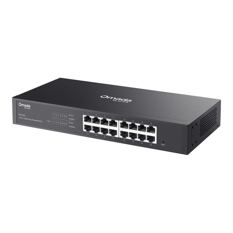 Load image into Gallery viewer, Tp-link omada es216g 16-poort gigabit easy managed switch (zwart)
