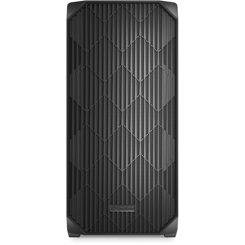 Load image into Gallery viewer, Sharkoon ak3 midi tower behuizing (zwart | 2x usb-a | 1x usb-c)
