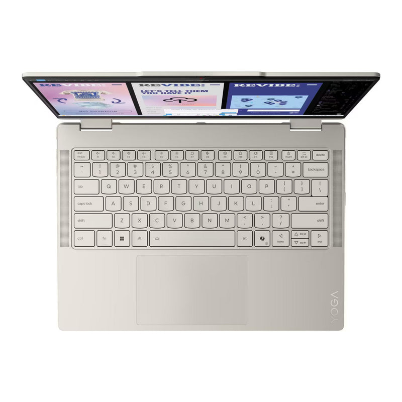 Load image into Gallery viewer, Lenovo yoga 7 2-in-1 14ill10 (83jq00fvmh) 14 copilot+ laptop (hoogglans wit | core ultra 5 226v | intel arc graphics 130v | 16 gb | 512 gb ssd | touch)
