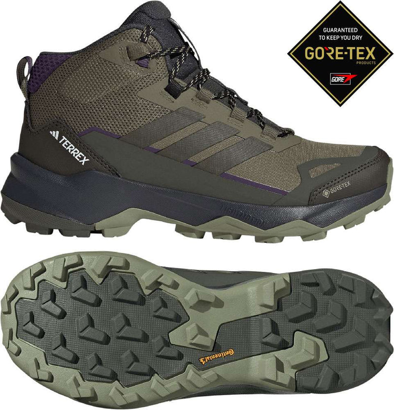 Load image into Gallery viewer, Adidas terrex skyschaser ax5 mid gtx - women's hiking shoes
