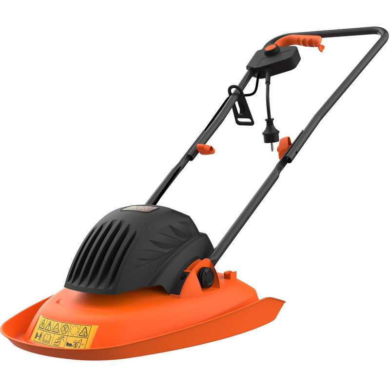 Load image into Gallery viewer, Black+decker 1200w 30cm zweefmaaier grasmaaier (oranje zwart)
