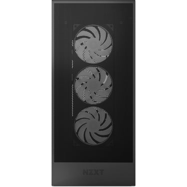Nzxt h7 flow rgb (2024) midi tower behuizing (zwart | 2x usb-a | 1x usb-c | rgb | tempered glass)