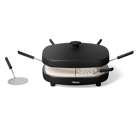 Tristar pizza family 6 pizzaoven (zwart, 1200 watt, voor 6 personen)