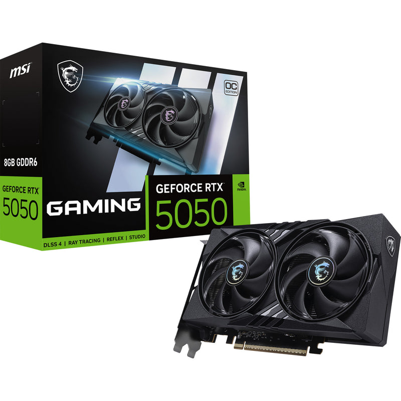 Load image into Gallery viewer, Msi geforce rtx 5050 8g gaming oc grafische kaart (3x displayport, 1x hdmi)
