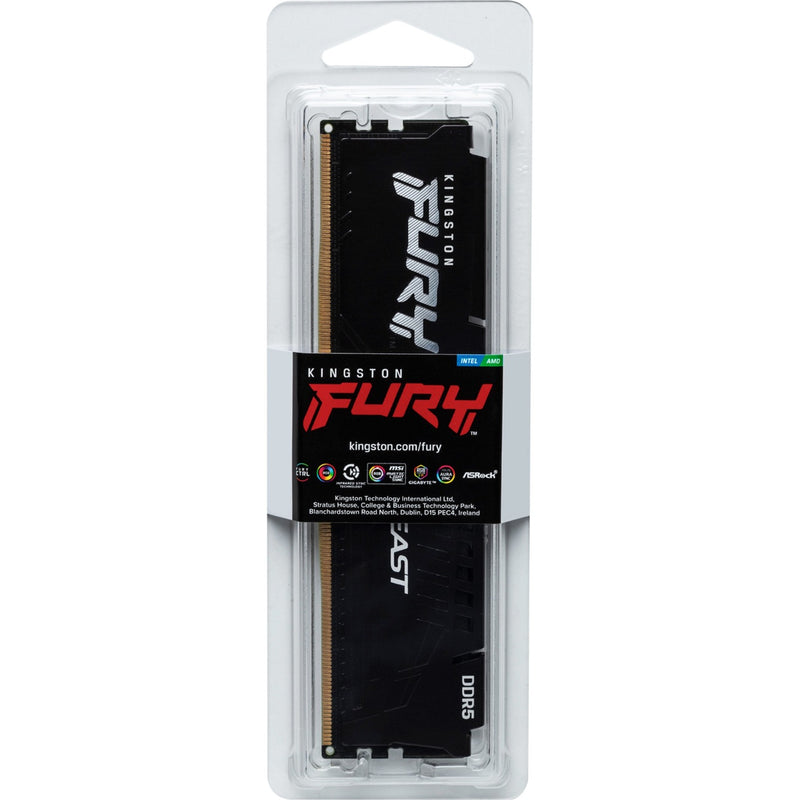 Load image into Gallery viewer, Kingston fury 16 gb ddr5-5200 (1x 16 gb) werkgeheugen (zwart, kf552c40bb-16, beast)
