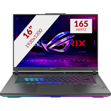 Asus rog strix g16 g614pm-rv224w 16 gaming laptop (grijs | r9 8940hx | rtx 5060 | 16 gb | 1 tb ssd)