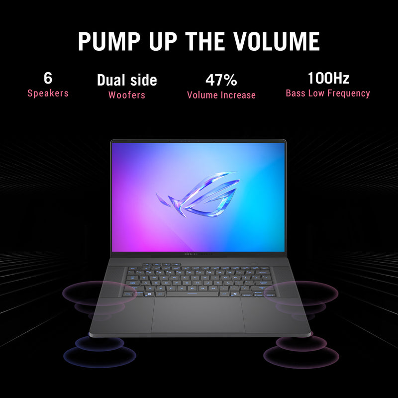 Afbeelding laden in galerijviewer, Asus rog zephyrus g16 ga605km-qr010w 16 copilot+ gaming laptop (grijs | ryzen ai 7 350 | rtx 5060 | 32 gb | 1 tb ssd | oled)

