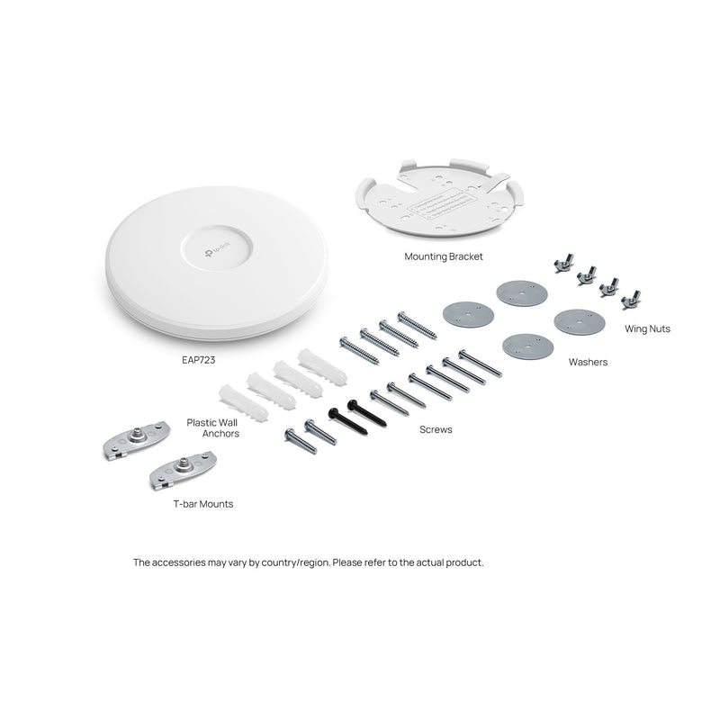 Load image into Gallery viewer, Tp-link omada eap723 be3600 wi-fi 7 access point (wit)
