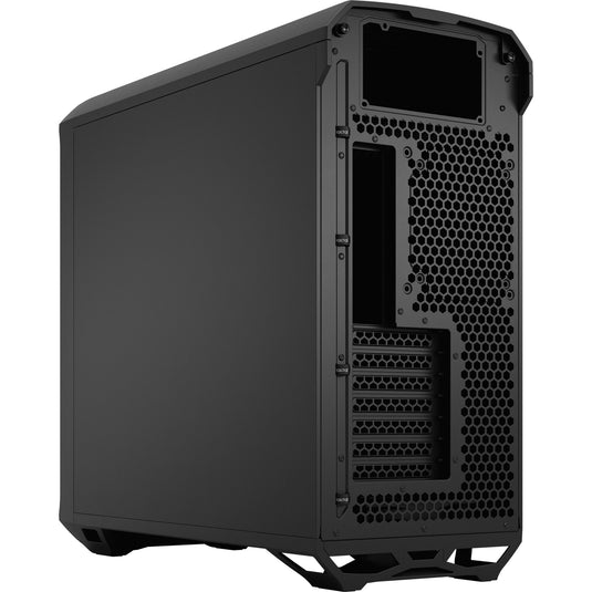 Fractal design torrent black solid midi tower behuizing (zwart | 2x usb-a | 1x usb-c)