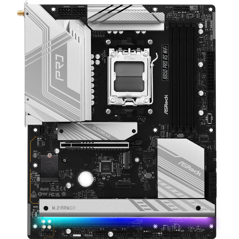 Load image into Gallery viewer, Asrock b850 pro rs wifi socket am5 moederbord (raid, 2,5gb-lan, wlan, bt, sound, atx)
