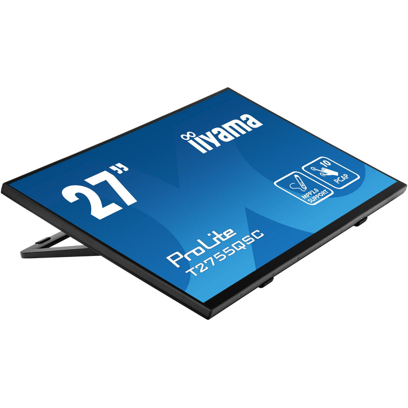 Load image into Gallery viewer, Iiyama prolite t2755qsc-b1 27 touchscreen monitor (zwart, hdmi, displayport, 2x usb-a, usb-b)
