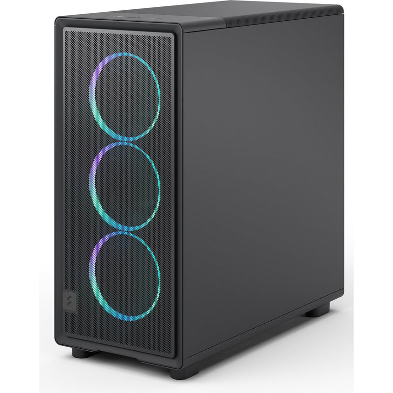 Afbeelding laden in galerijviewer, Fractal design epoch rgb midi tower behuizing (zwart | 2x usb-a | 1x usb-c | rgb | tempered glass)

