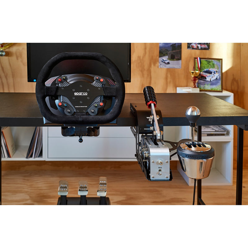 Load image into Gallery viewer, Thrustmaster tm racing clamp houder (zwart, voor tss handbrake th8a shifter)
