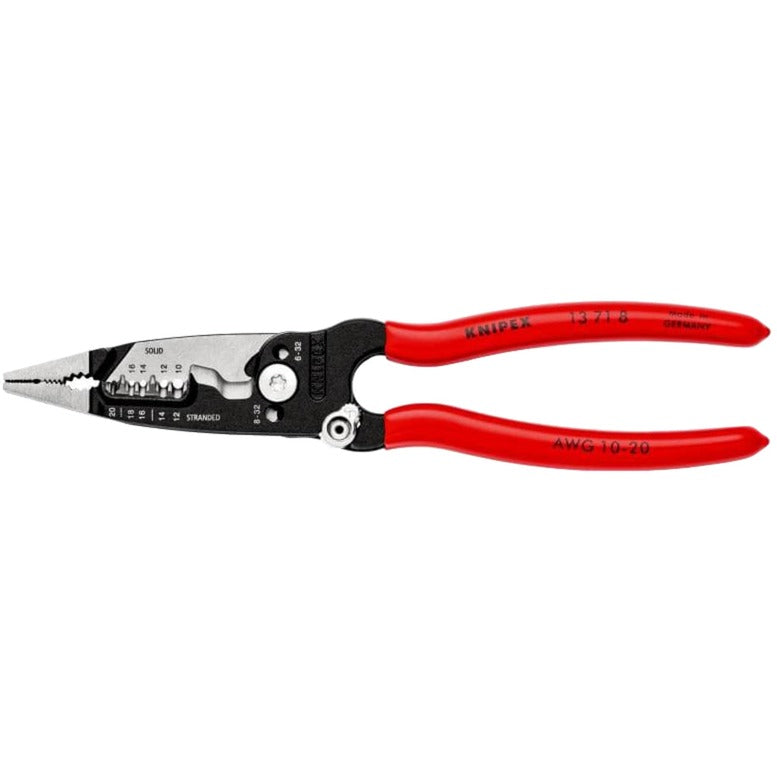 Load image into Gallery viewer, Knipex wirestripper 13 71 8 striptang (rood, amerikaans model)
