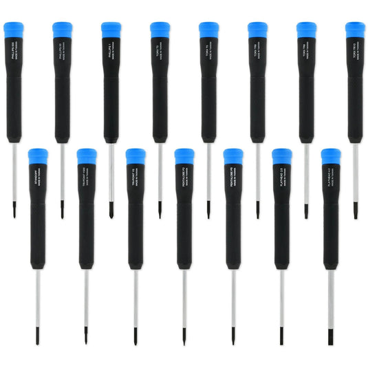 Ifixit marlin precisie schroevendraaierset, 15 stuks (zwart blauw)