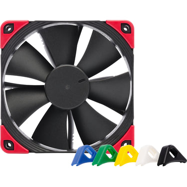 Noctua nf-f12 pwm chromax.black.swap case fan (zwart, 120 x 120 x 25 mm)