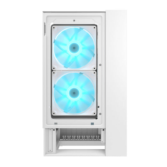 Cougar omnyx midi tower behuizing (wit | 4x usb-a | 2x usb-c | tempered glass)