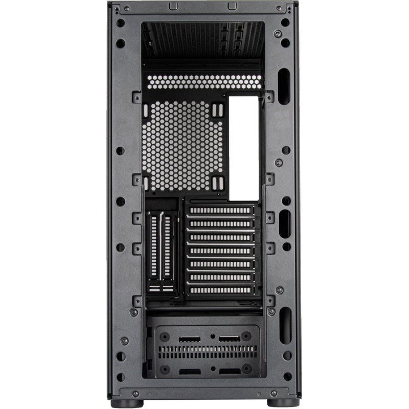 Load image into Gallery viewer, Silverstone sst-sed1-b midi tower behuizing (zwart | 2x usb-a | 1x usb-c)
