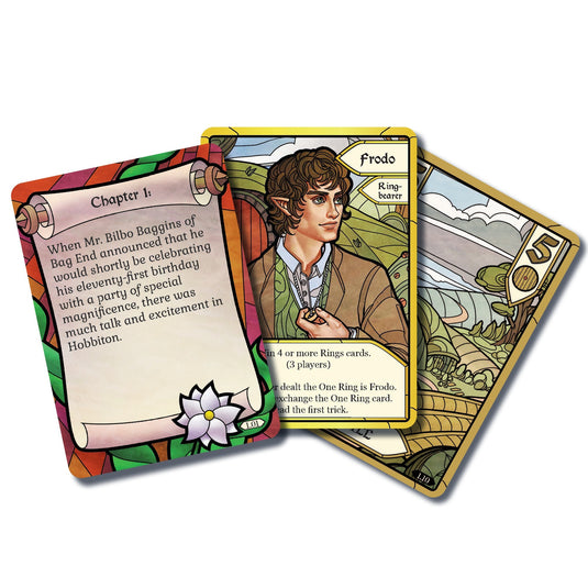 Asmodee the lord of the rings: fellowship of the ring: trick-taking game kaartspel (engels, 1 - 4 spelers, 20 minuten, vanaf 10 jaar)