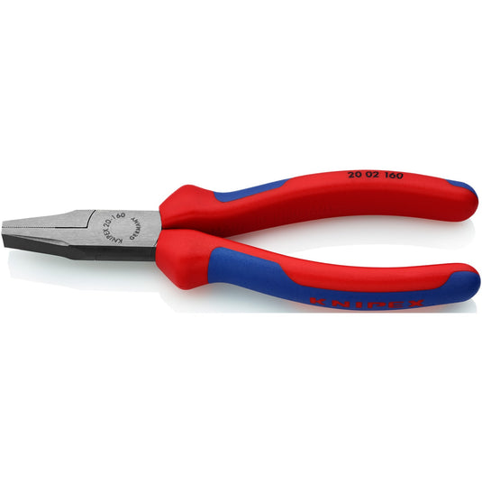 Knipex platbuigtang 20 02 160 grijptang (rood blauw)